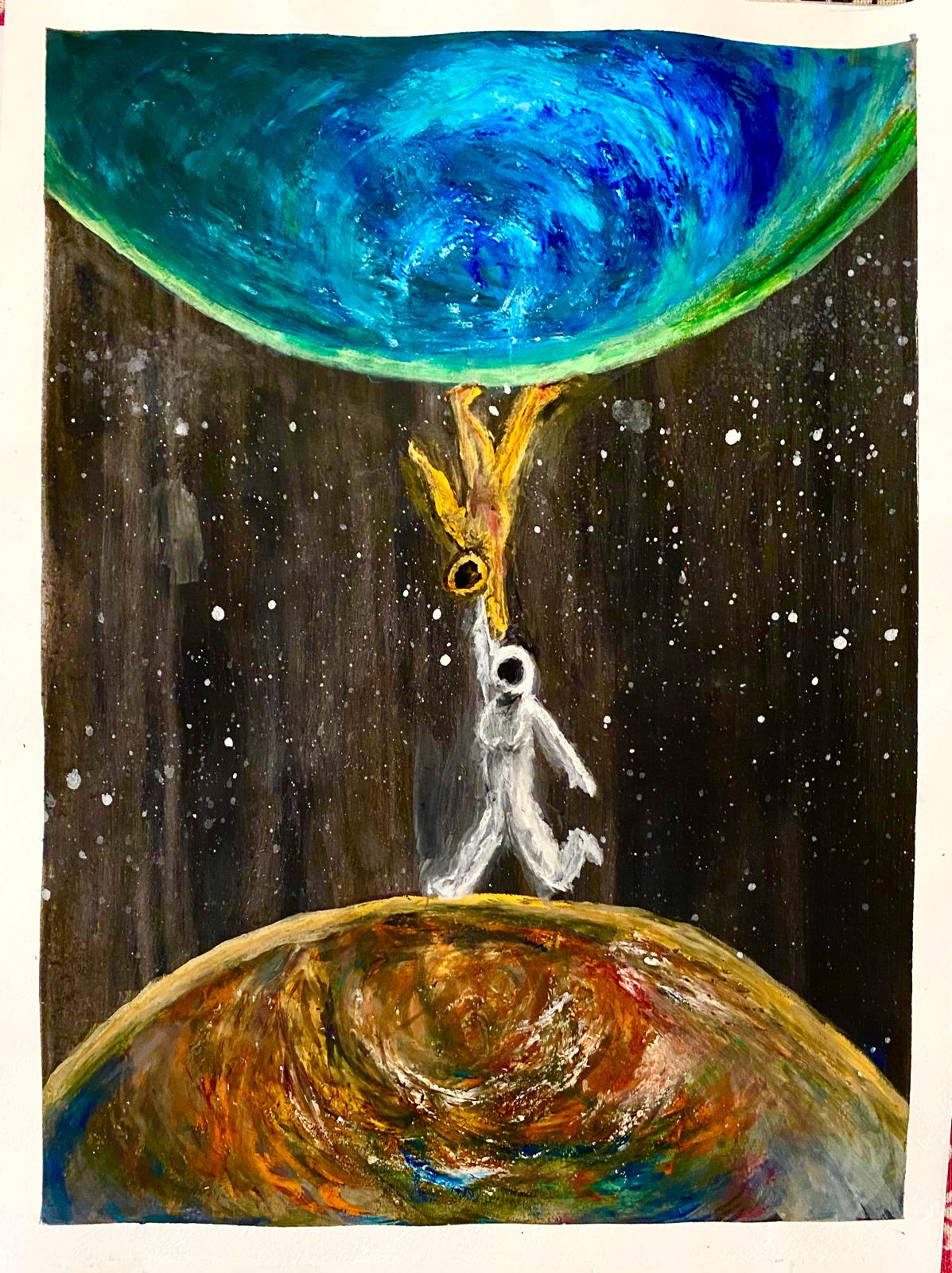 Surreal illustration by Tharun Josh