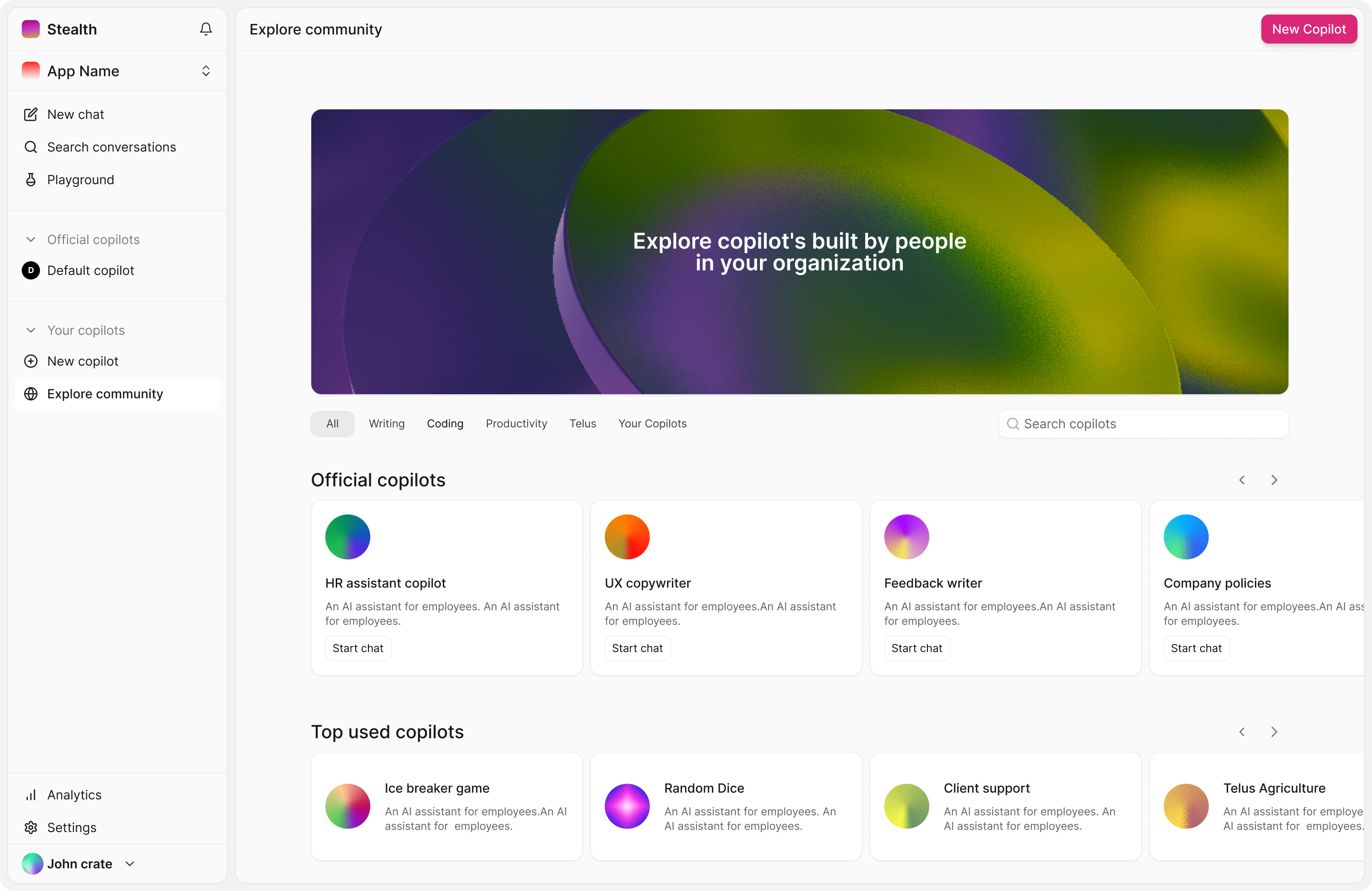 AI suite product interface redesign